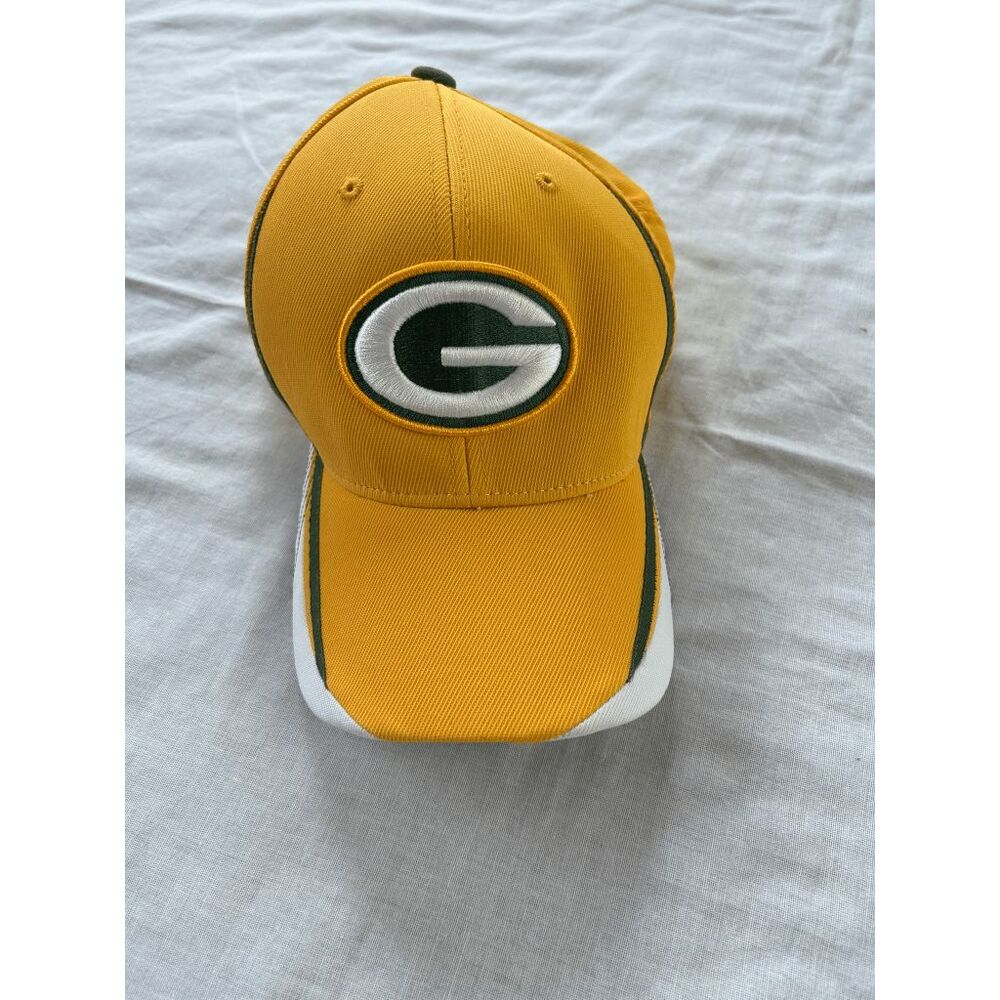 Reebok Green Bay Packers NFL Hat, Flexfit, Yellow, L/XL
